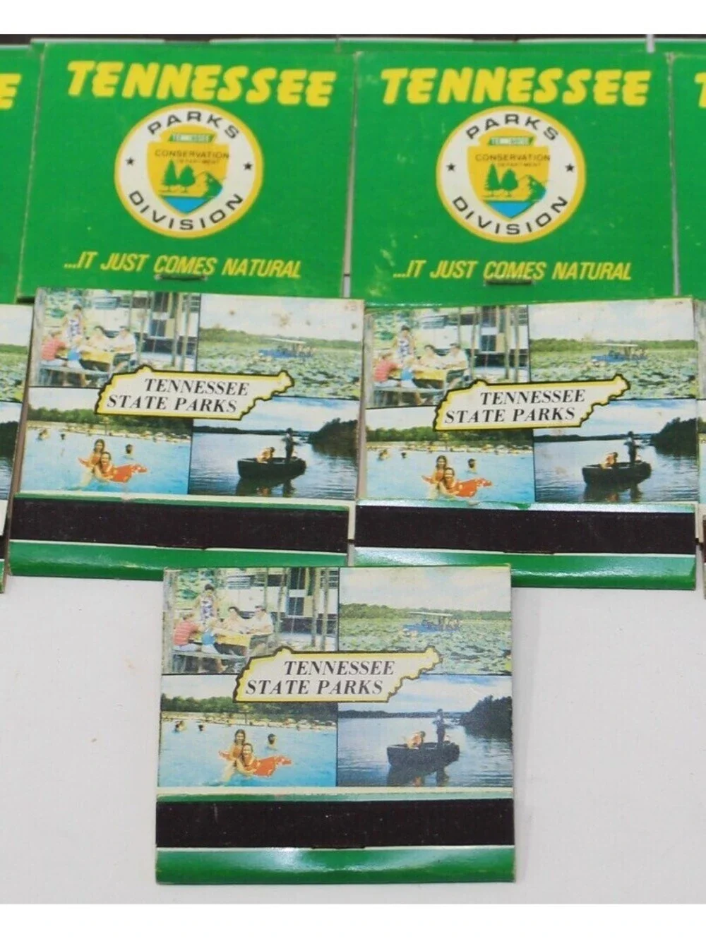 Vintage Lot of 5 Matchbooks Tennessee State Parks Conservation Department 1960s